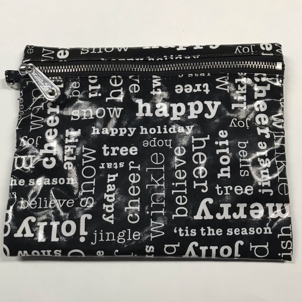 BRIGHTON Makeup Pouch / Wristlet Holiday Themed